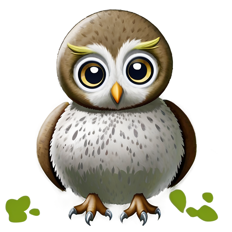 Cute Owl Chick Png Omu