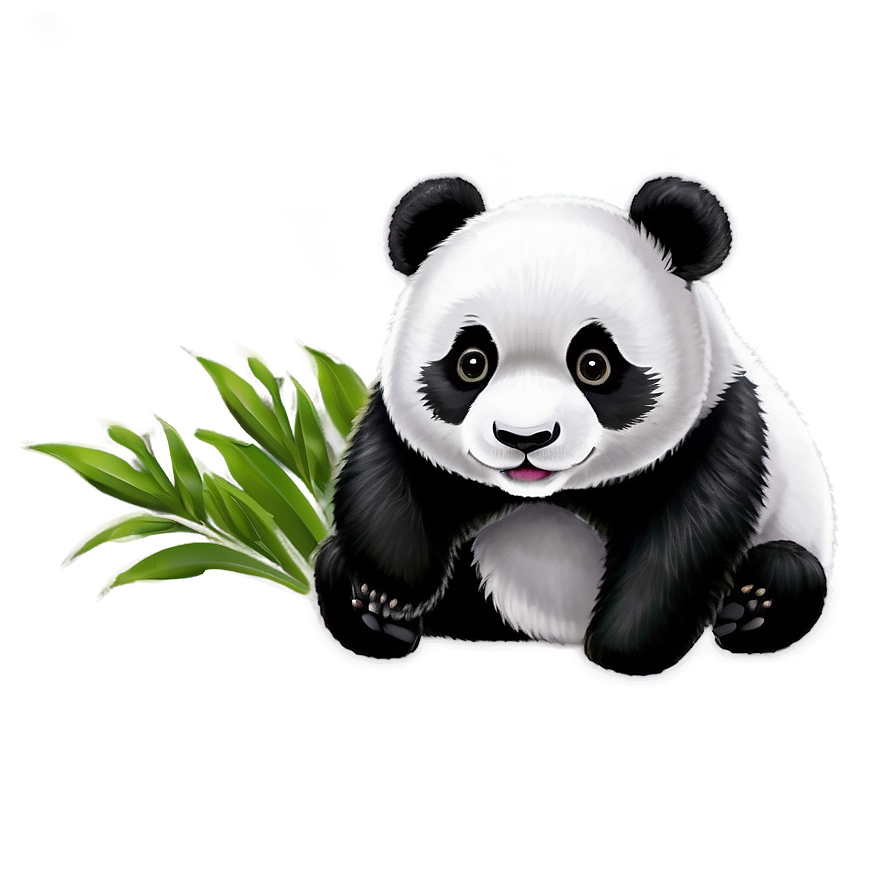 Cute Panda Sticker Png 05252024