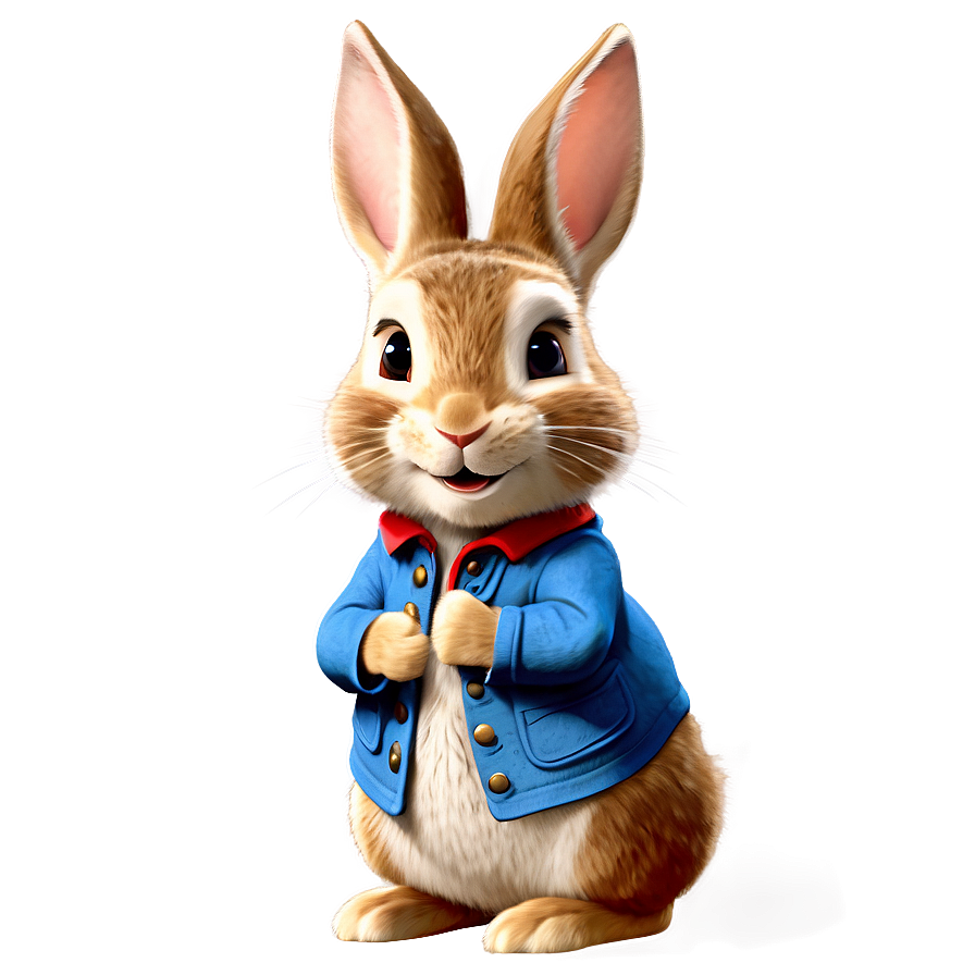 Cute Peter Rabbit Character Png 06262024