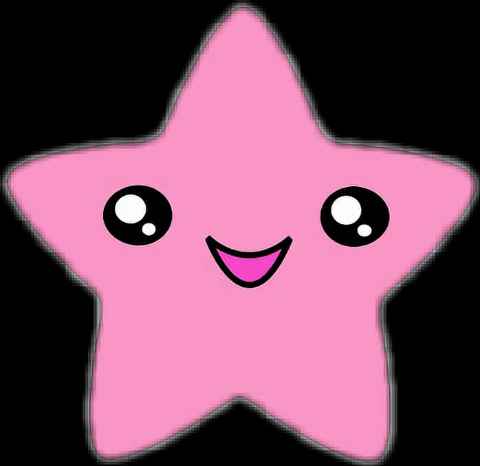 Cute_ Pink_ Star_ Character