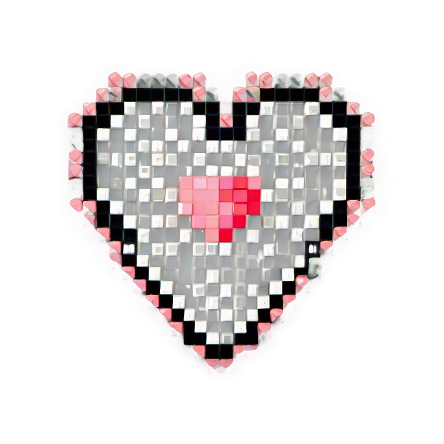 Cute Pixel Heart Png Rmb