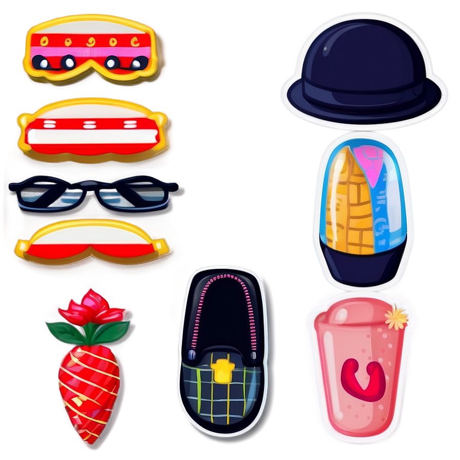 Cute Preppy Stickers Pack Png Ith