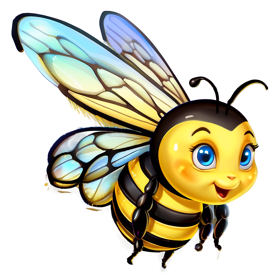 Cute Queen Bee Character Png 86