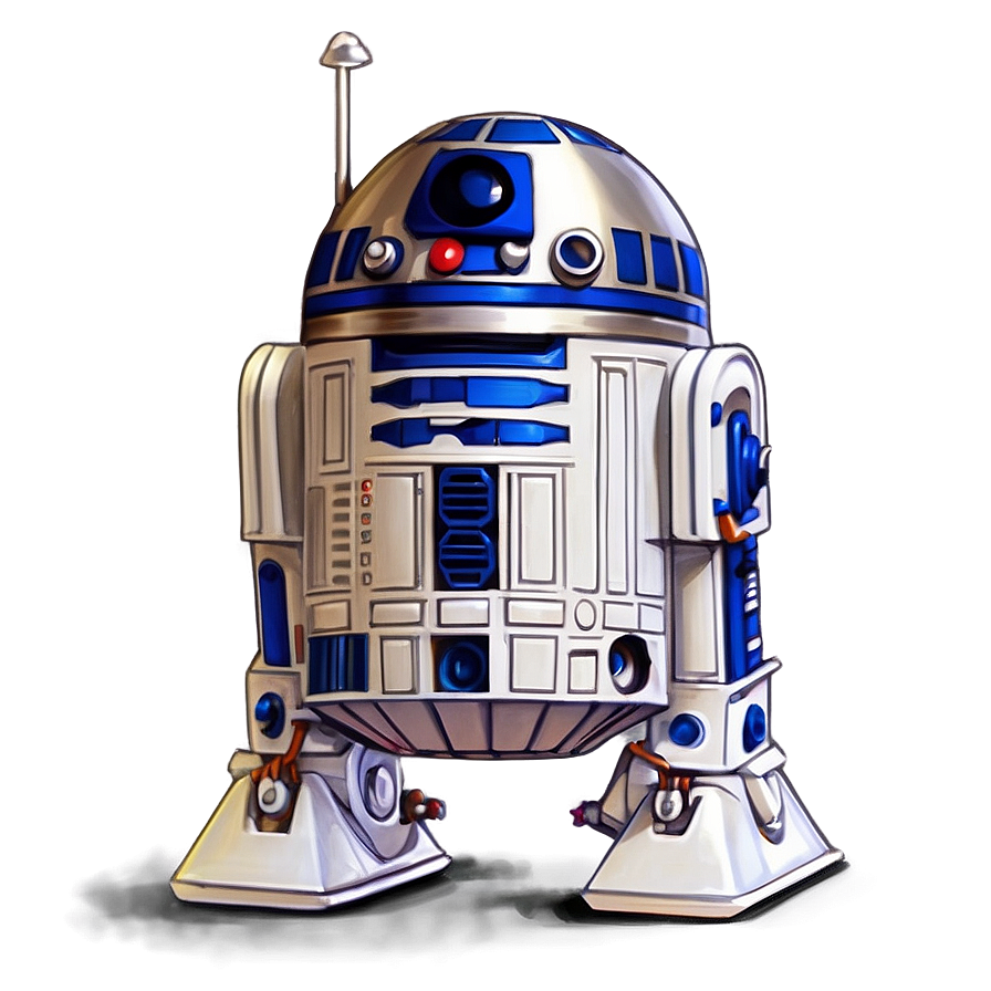 Cute R2d2 Fan Art Png Pmt31