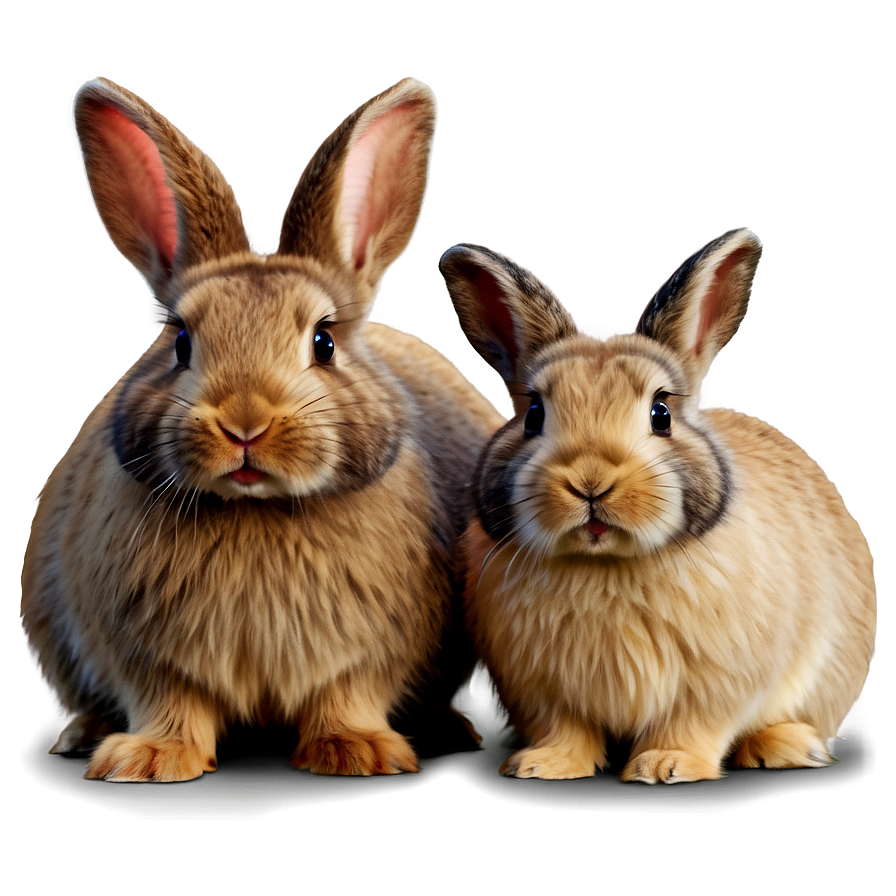 Cute Rabbits Png 06202024