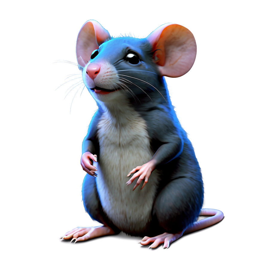 Cute Rat Character Png 05042024