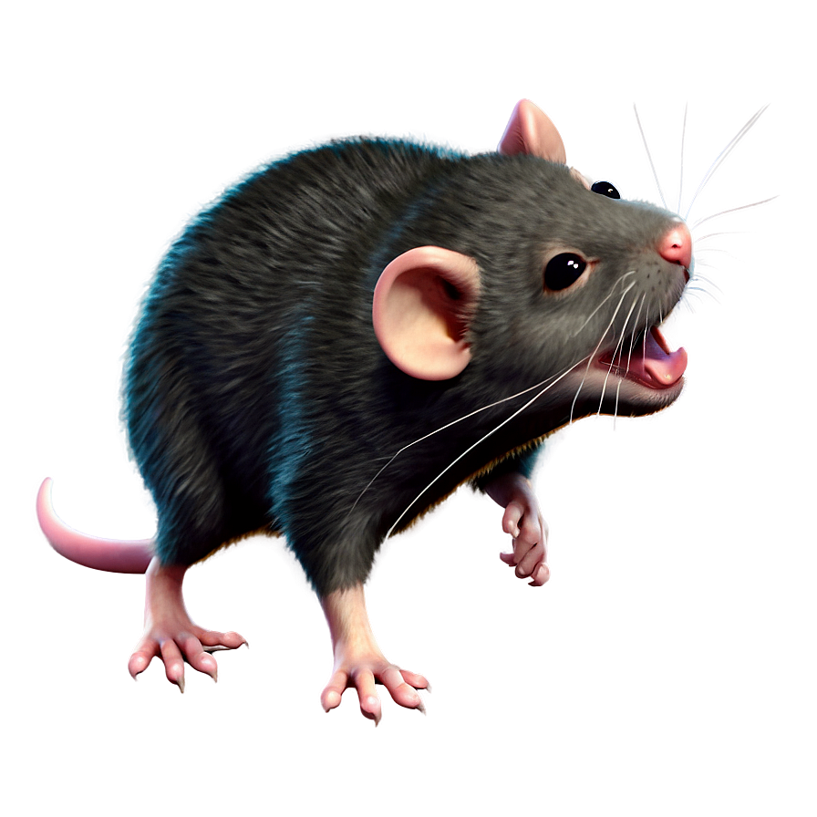 Cute Rat Character Png 41