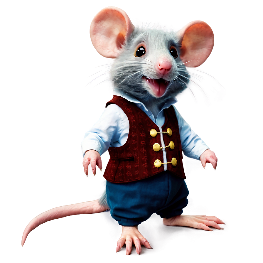 Cute Rat In Costume Png Iee