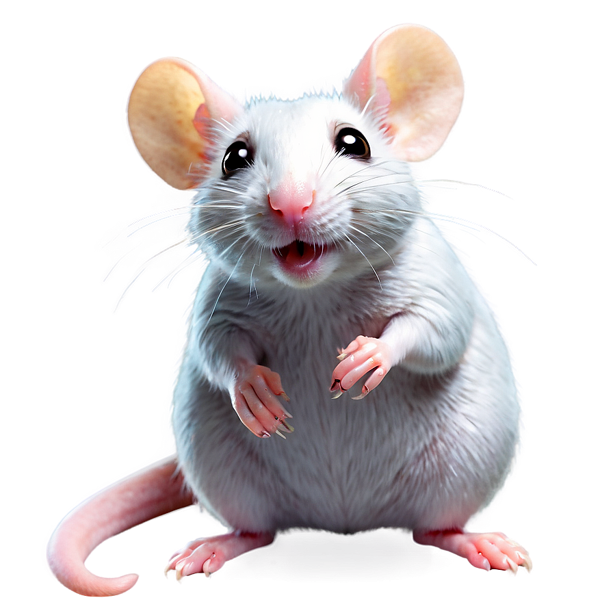 Cute Rat With Flower Png Yfy19