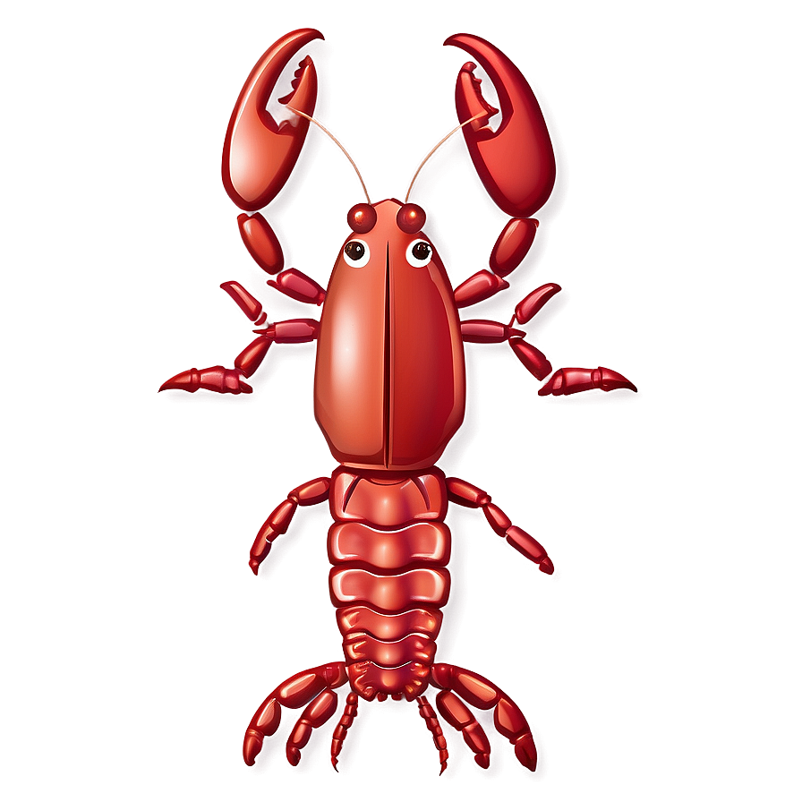 Cute Red Lobster Character Png 76