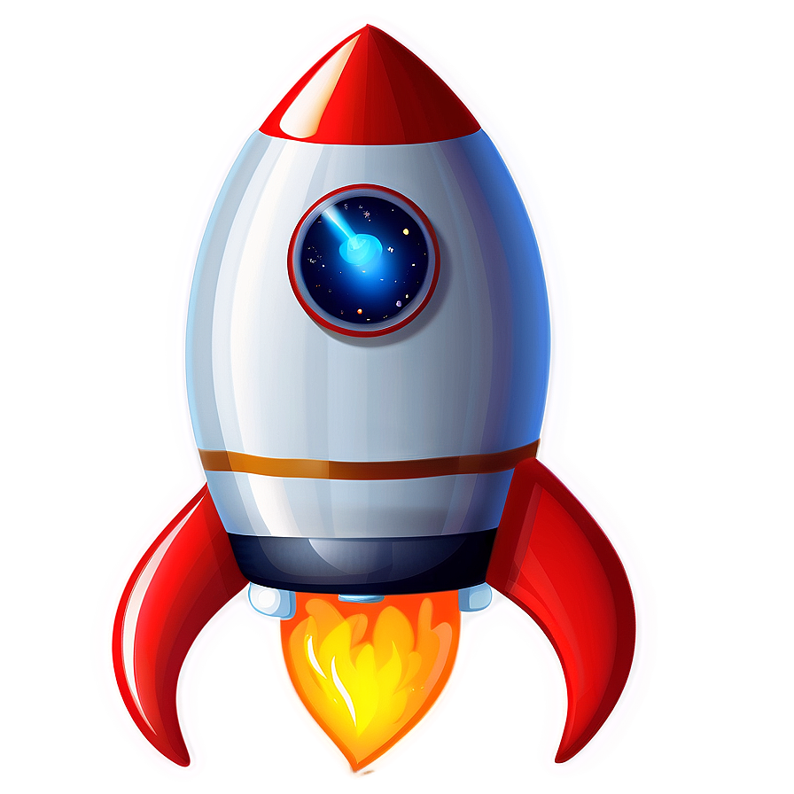 Cute Rocket Clipart Png 9