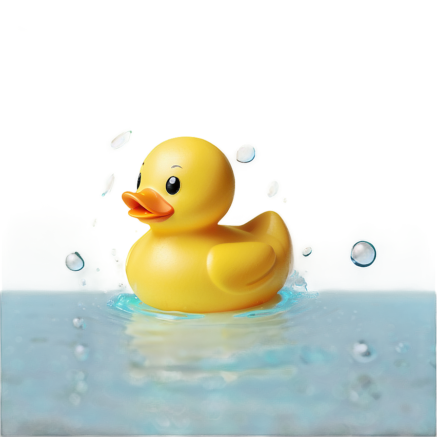 Cute Rubber Duck Bath Toy Png Son