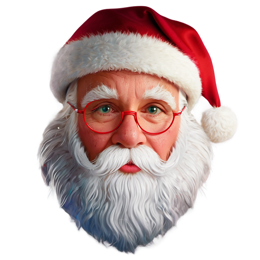 Cute Santa Face Png 96