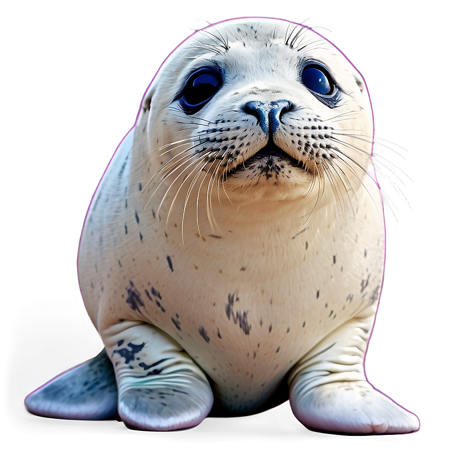 Cute Seal Illustration Png 05242024