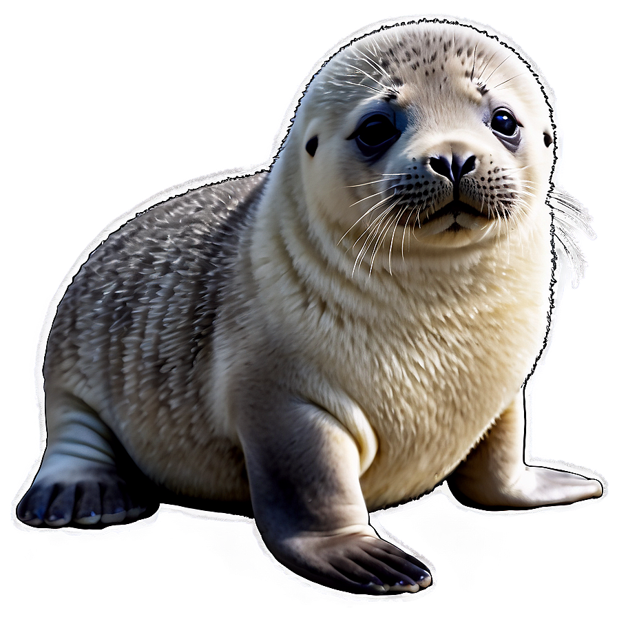 Cute Seal Pup Png 05032024