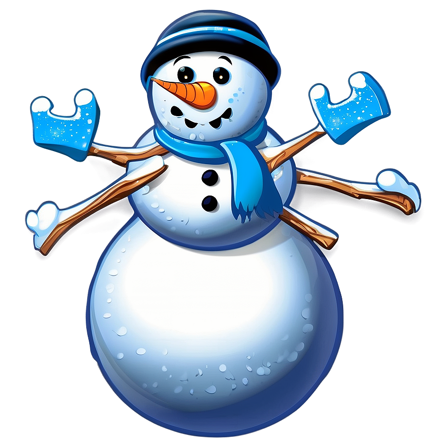 Cute Snowman Cartoon Png Dxl77