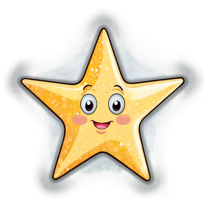 Cute Star Sticker Png Uos91