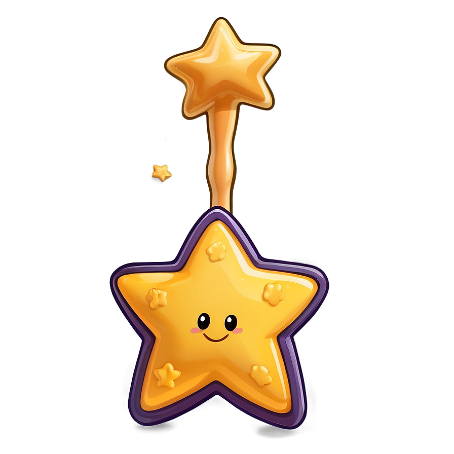 Cute Star Wand Png Jgk