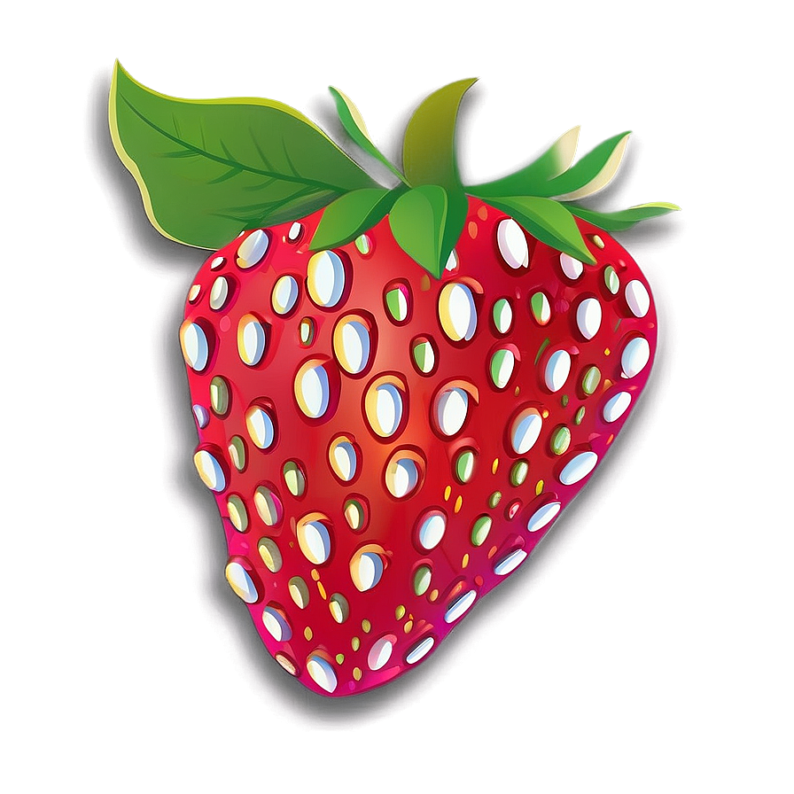 Cute Strawberry Illustration Png Dbj