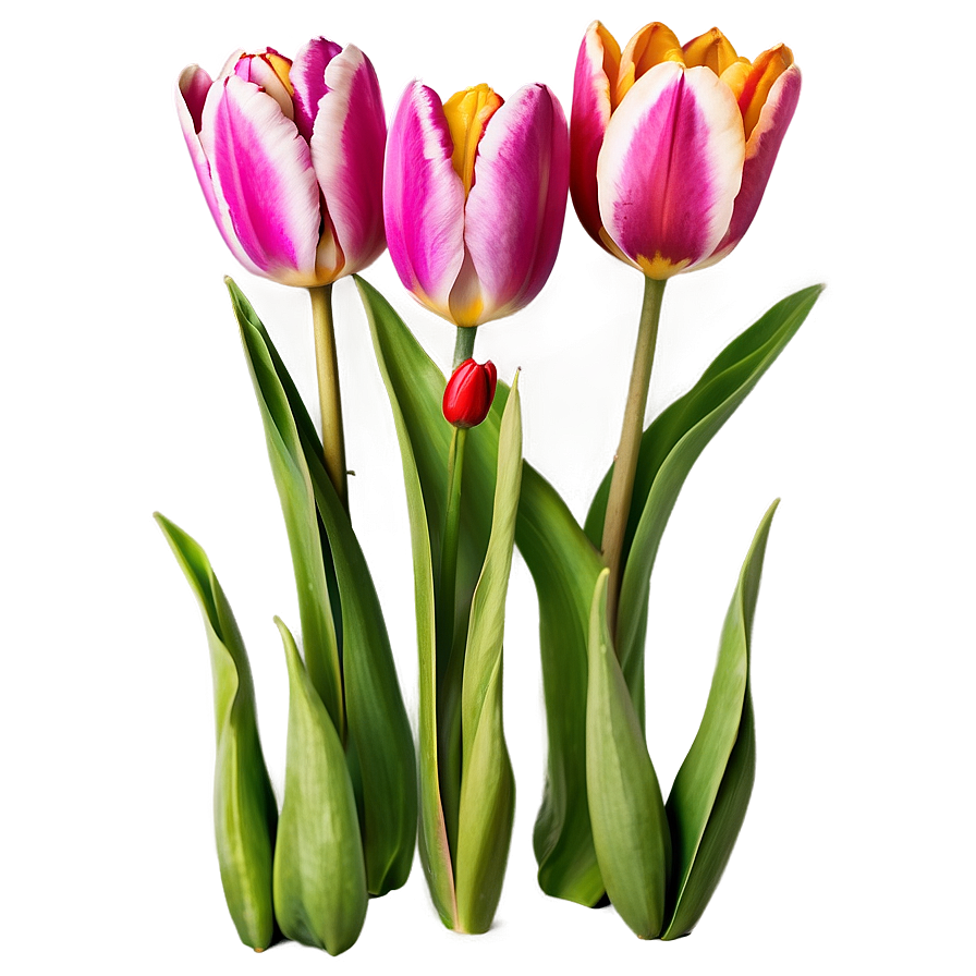 Cute Tulip Flowers Png 64