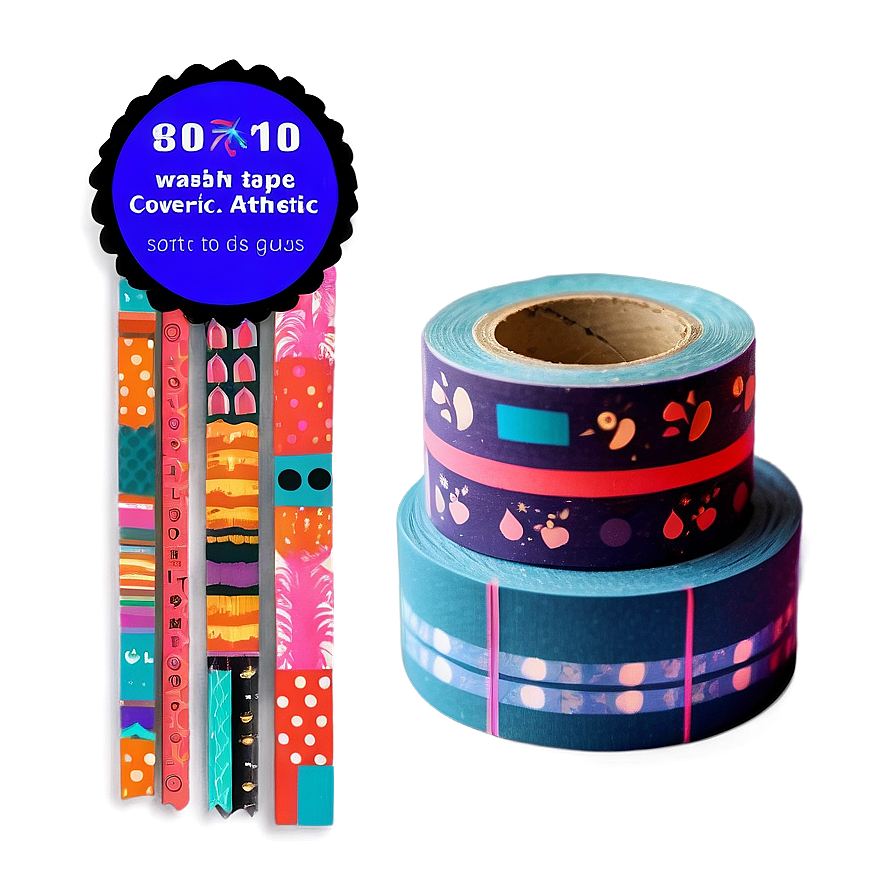 Cute Washi Tape Aesthetic Png 93