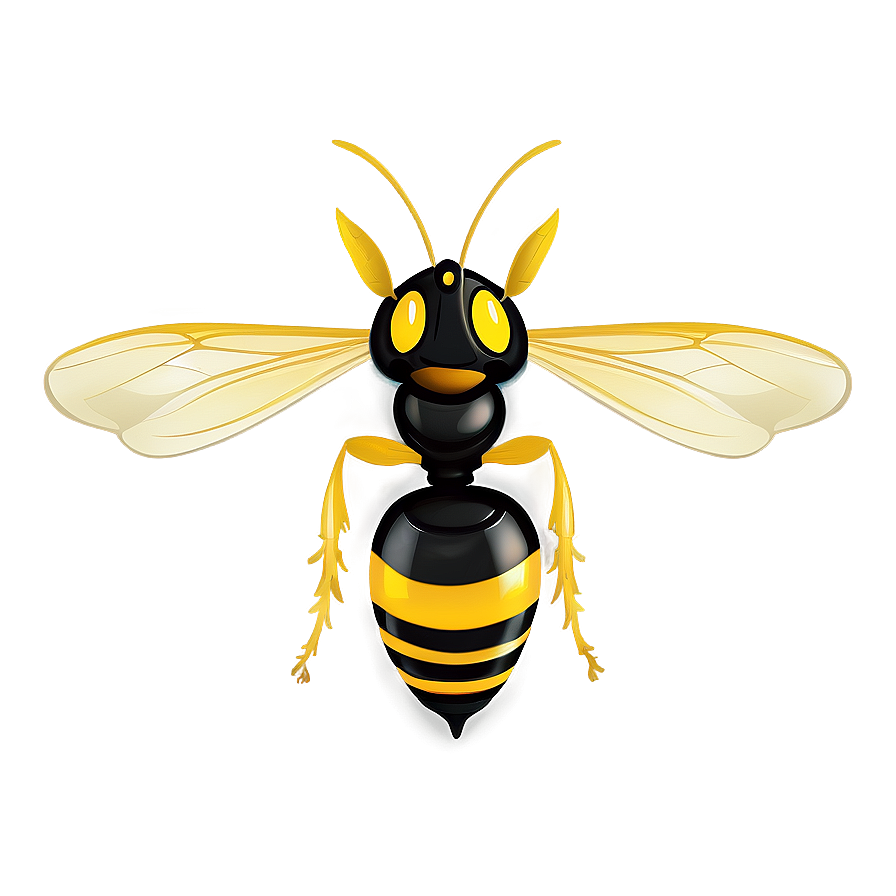 Cute Wasp Character Png 8