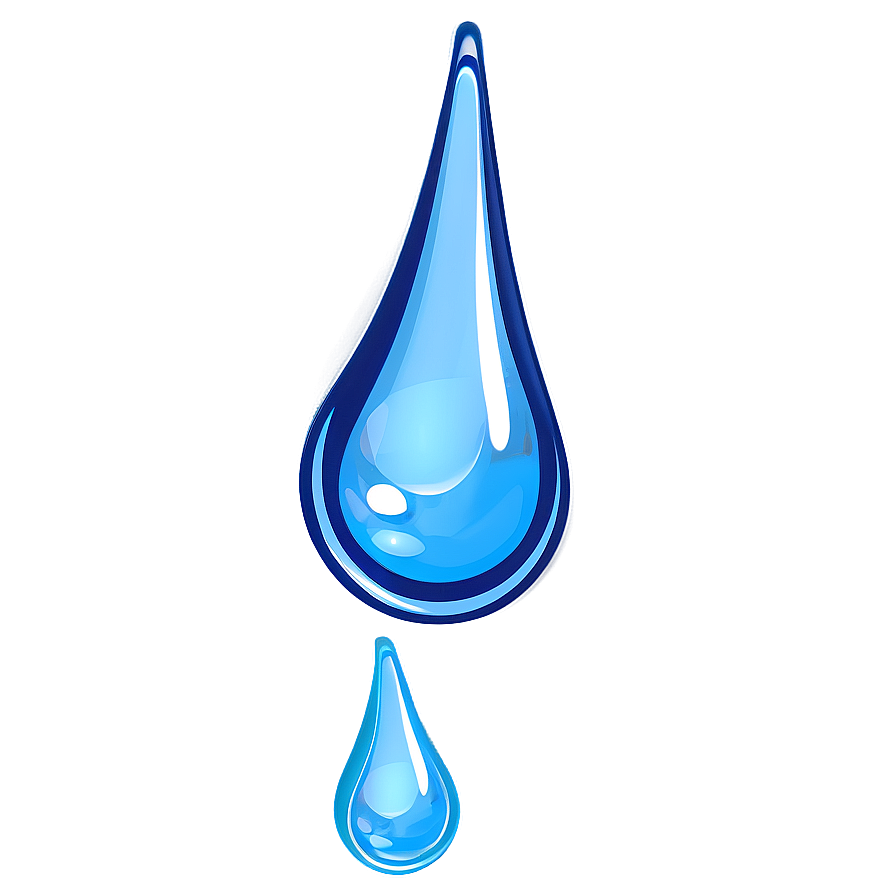 Cute Water Drop Cartoon Png Sck