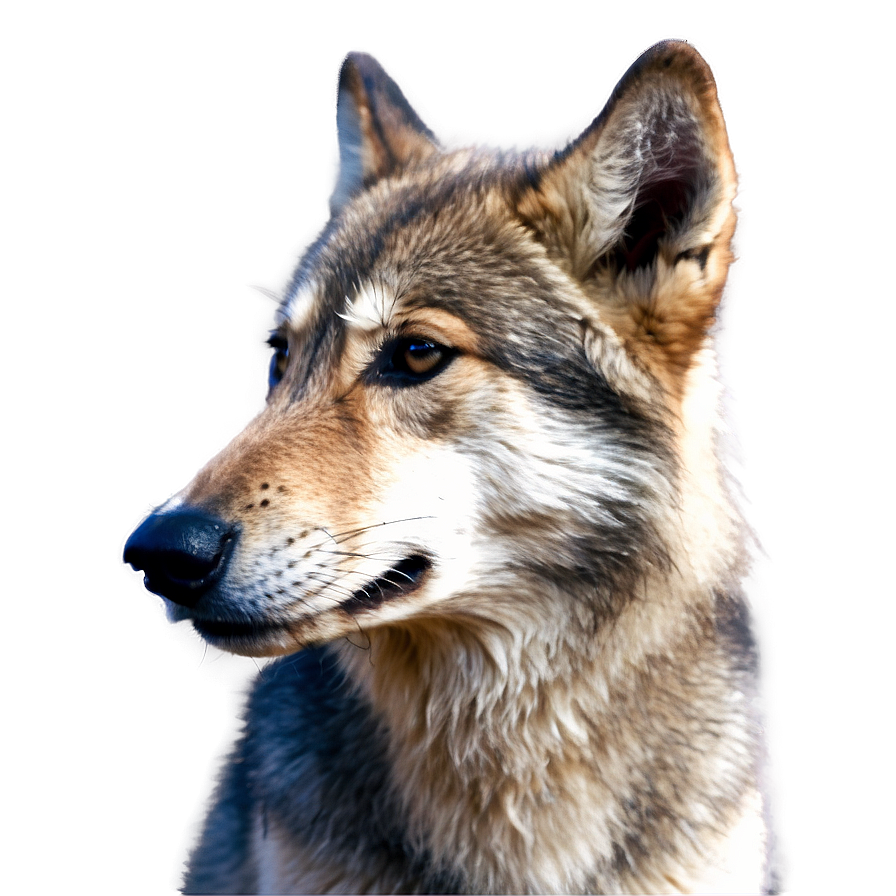 Cute Wolf Pup Face Png Qij39