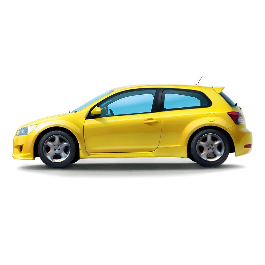 Cute Yellow Car Picture Png Mym