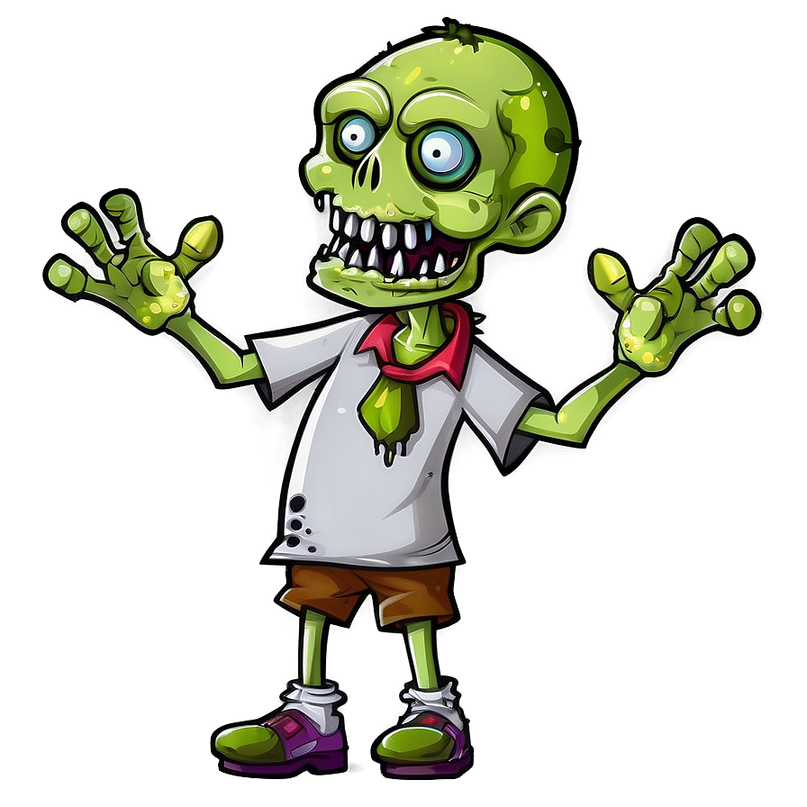 Cute Zombie Mascot Png 87