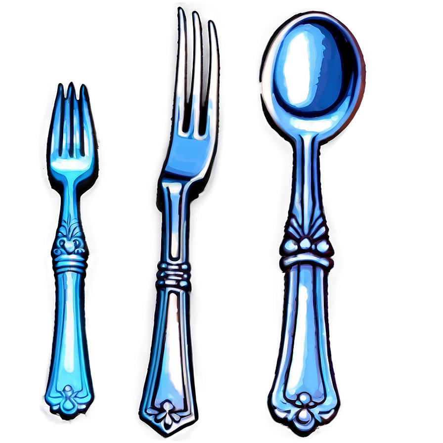 Cutlery Set Png Fws