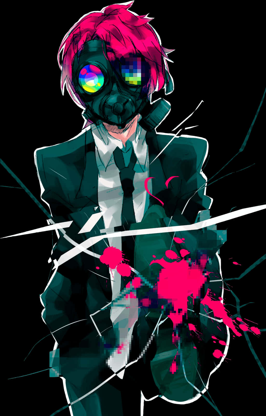 Cyberpunk Anime Boy Art