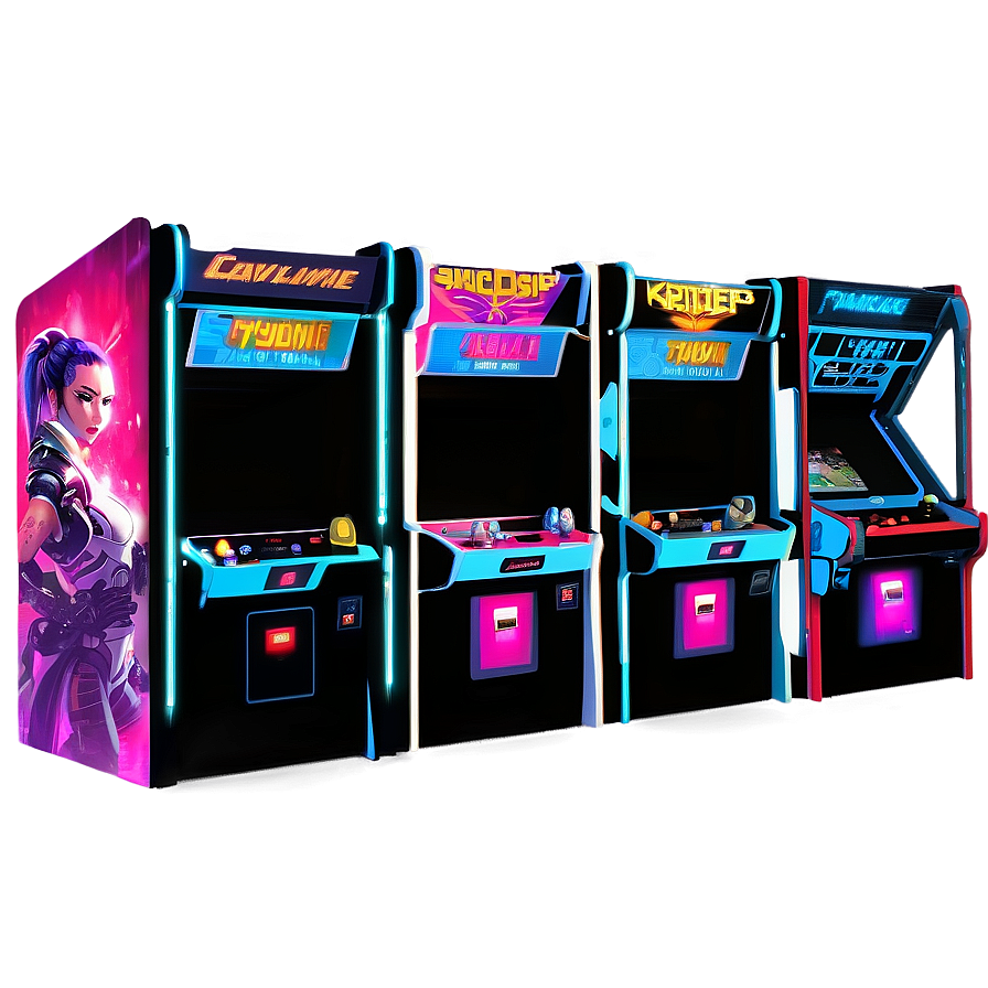 Cyberpunk Arcade Game Png Nes83