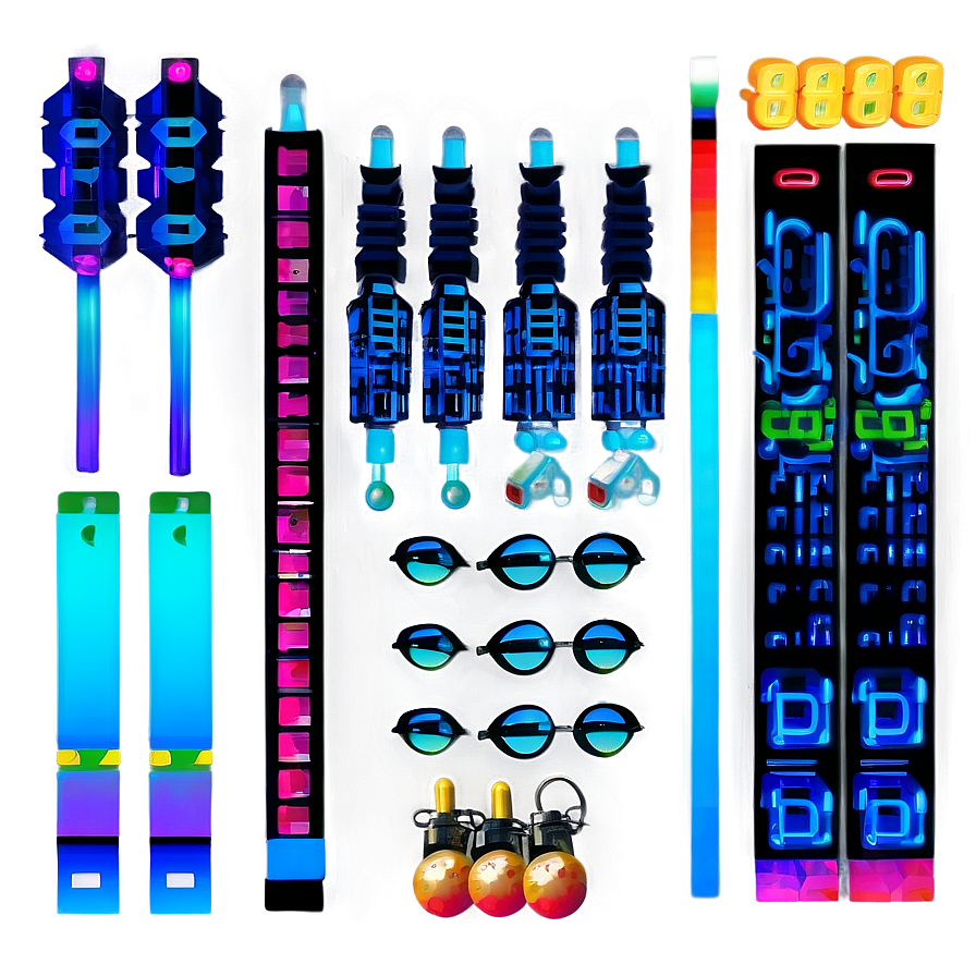 Cyberpunk Graphic Design Elements Png Qfg