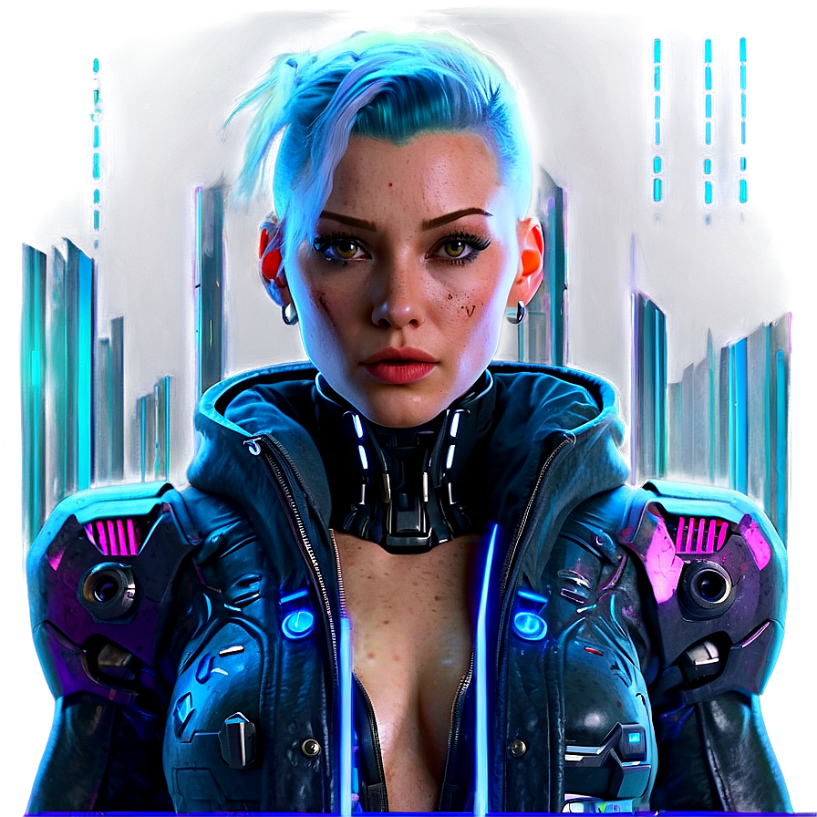 Cyberpunk Graphic Design Elements Png Wdi