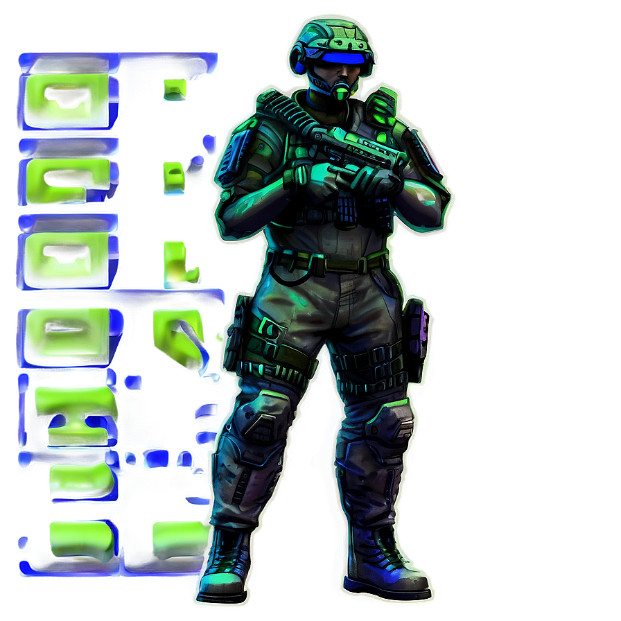 Cyberpunk Soldiers Png 06122024