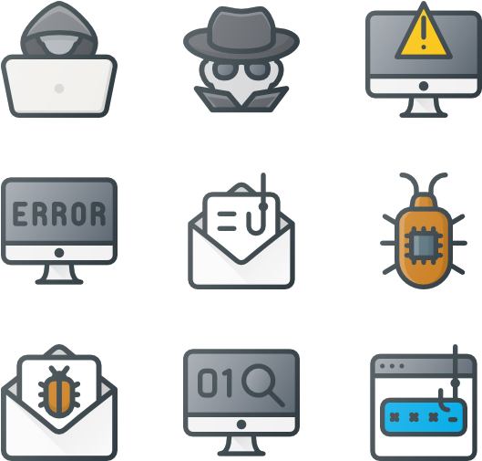 Cybersecurity Icon Set