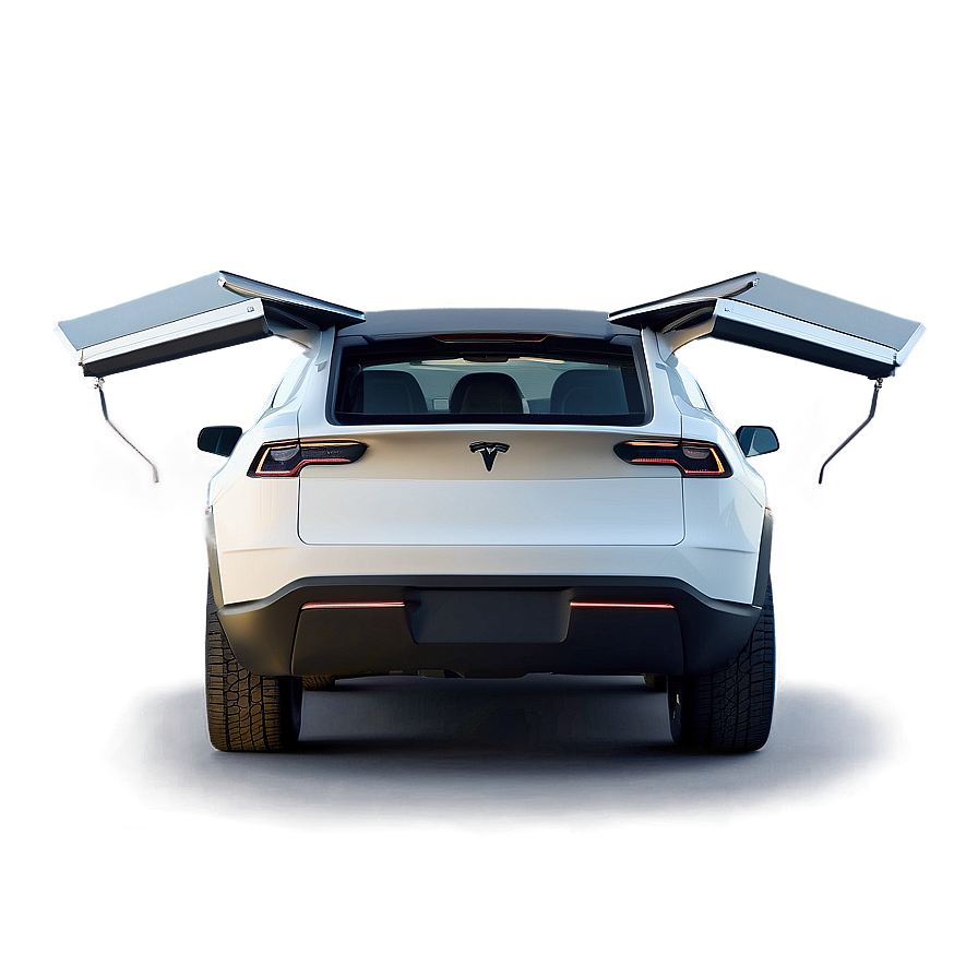 Cybertruck Tesla Rear View Png 06122024