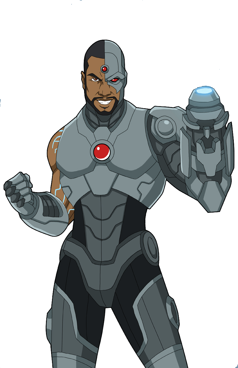 Cyborg Hero Illustration