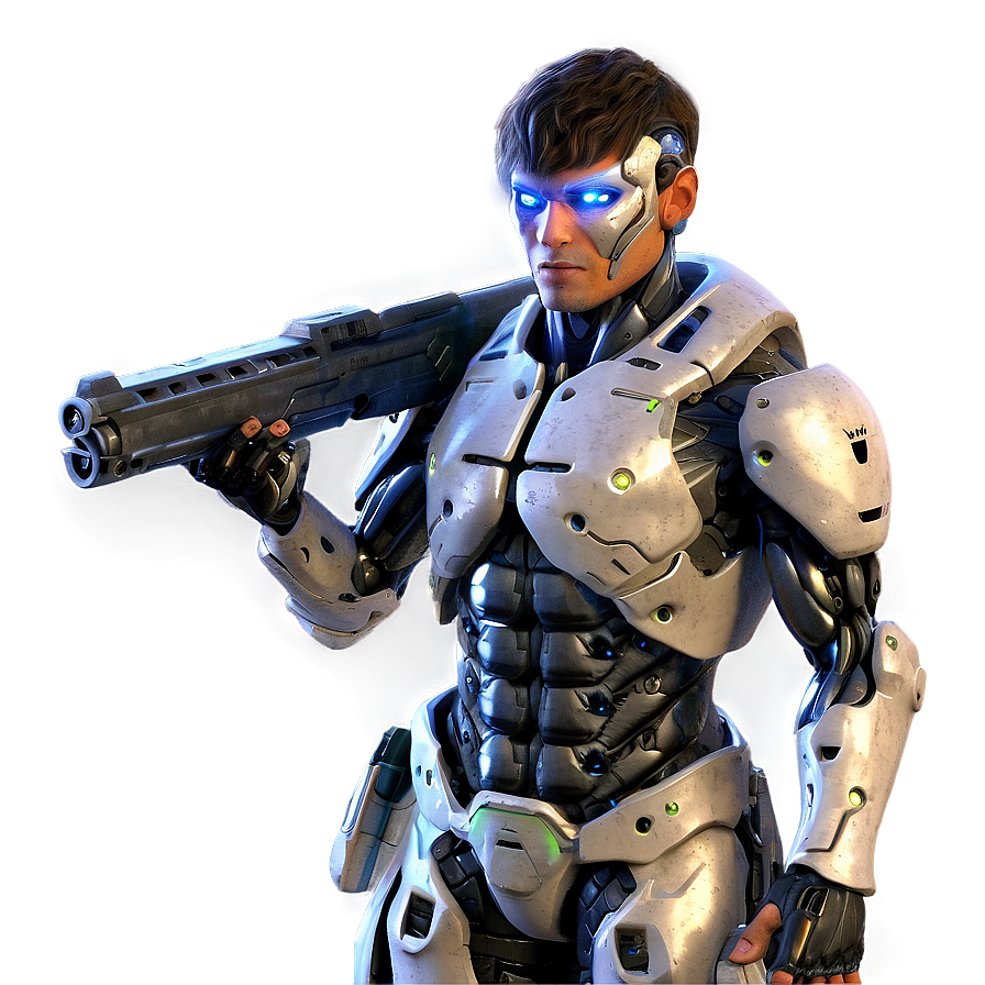 Cyborg Soldier Png Bvg