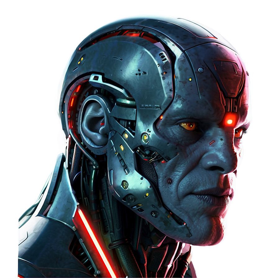 Cyborg Villain Png 06242024