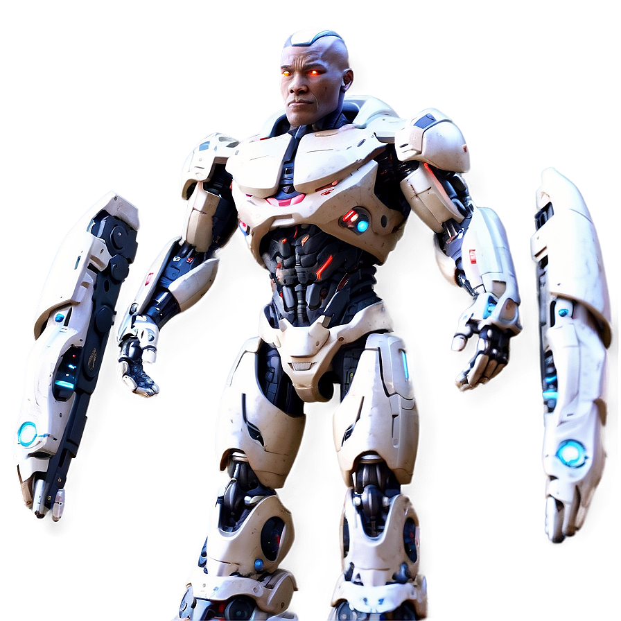 Cyborg With Cybernetic Limbs Png Sej