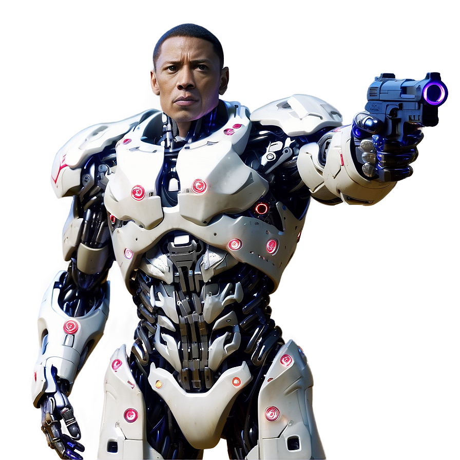 Cyborg With Integrated Weapons Png 70