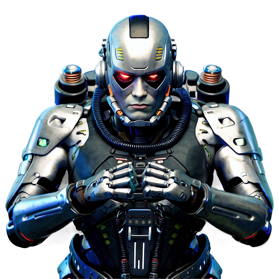 Cyborg With Jetpack Png Kpj