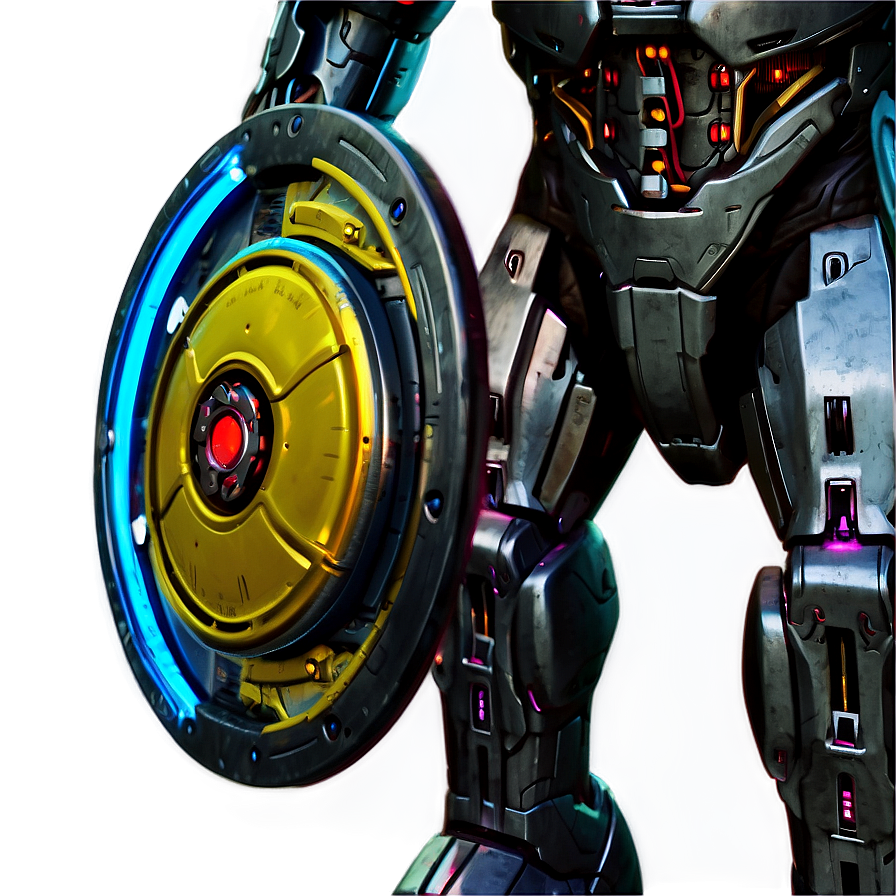 Cyborg With Shield Generator Png 84