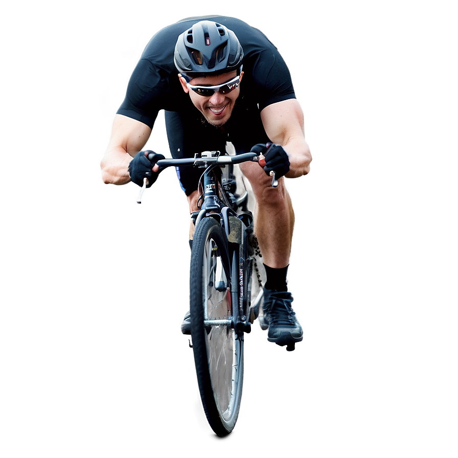 Cyclist Performing Stunt Png Pku36