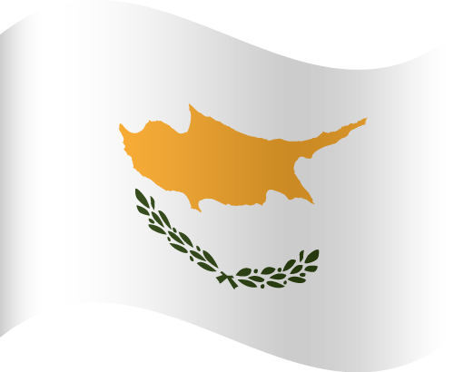 Cyprus Flag Waving