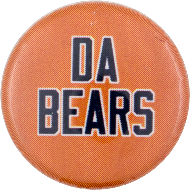 Da Bears Button Chicago Football Fandom