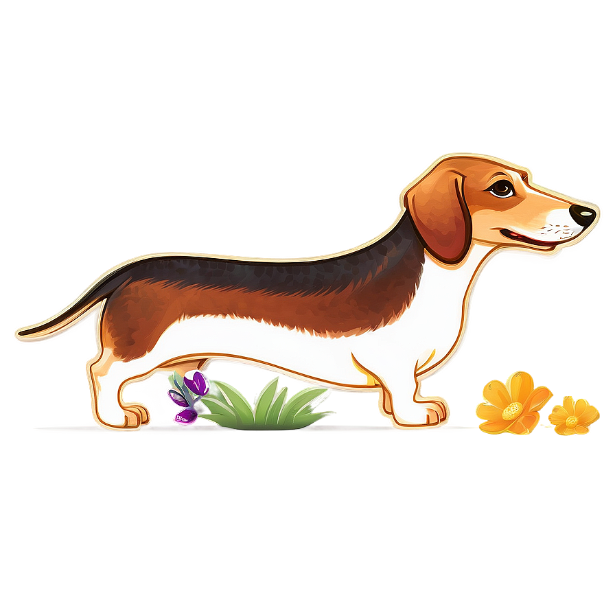 Dachshund Enjoying Sun Png Ipi