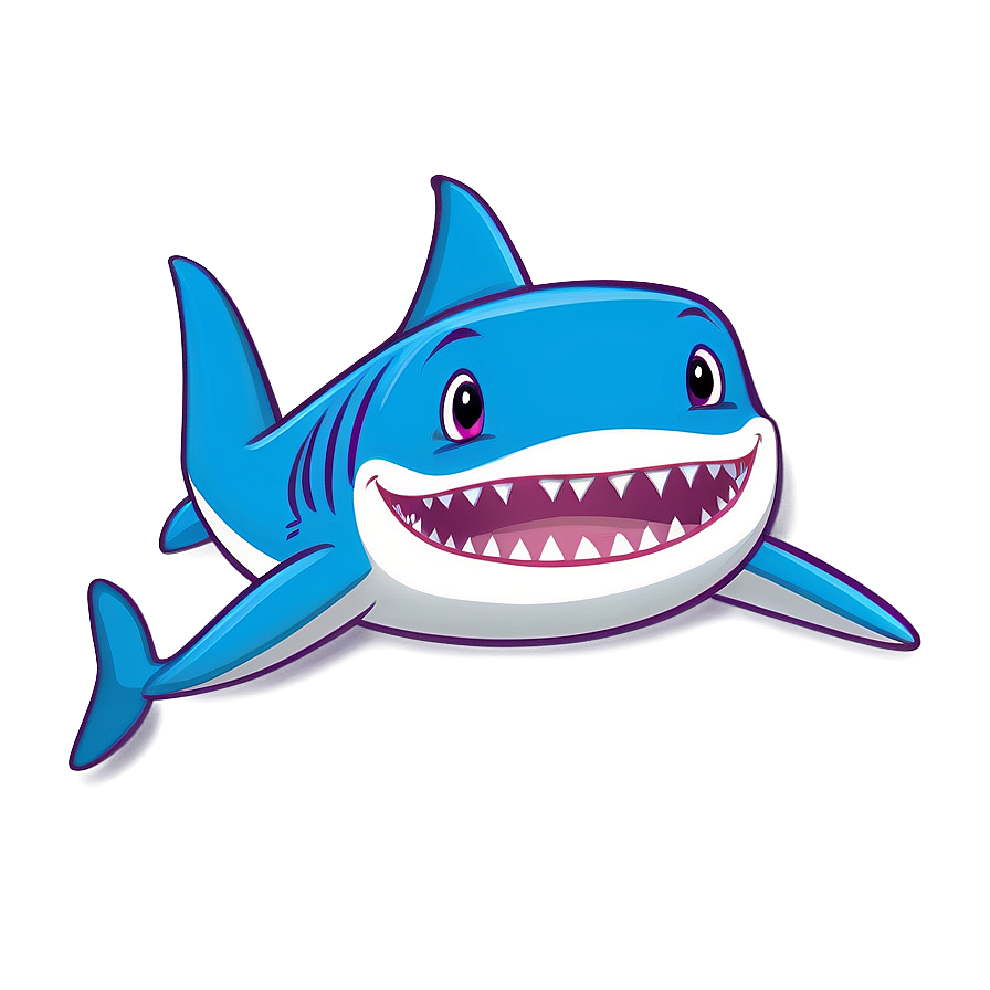 Daddy Shark Cute Cartoon Png 06212024